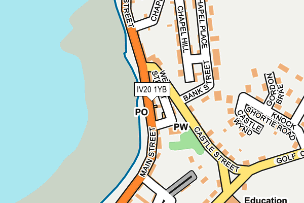 IV20 1YB map - OS OpenMap – Local (Ordnance Survey)