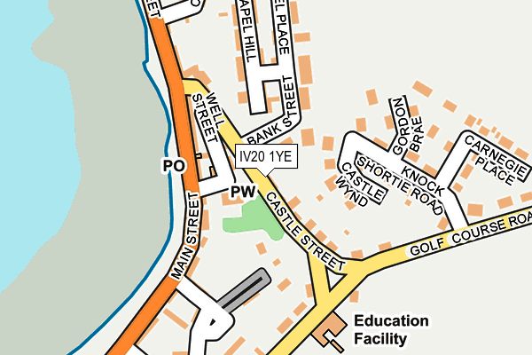 IV20 1YE map - OS OpenMap – Local (Ordnance Survey)