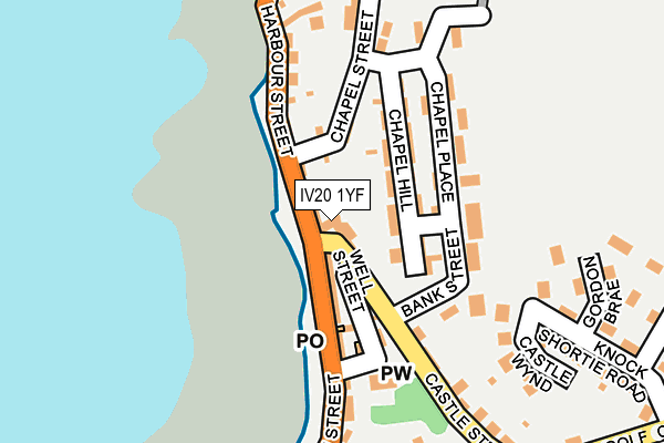 IV20 1YF map - OS OpenMap – Local (Ordnance Survey)