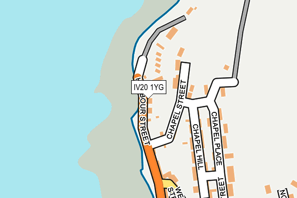 IV20 1YG map - OS OpenMap – Local (Ordnance Survey)