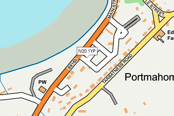 IV20 1YP map - OS OpenMap – Local (Ordnance Survey)