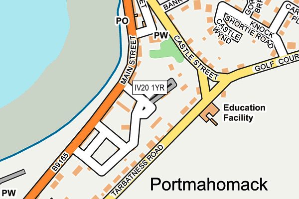 IV20 1YR map - OS OpenMap – Local (Ordnance Survey)