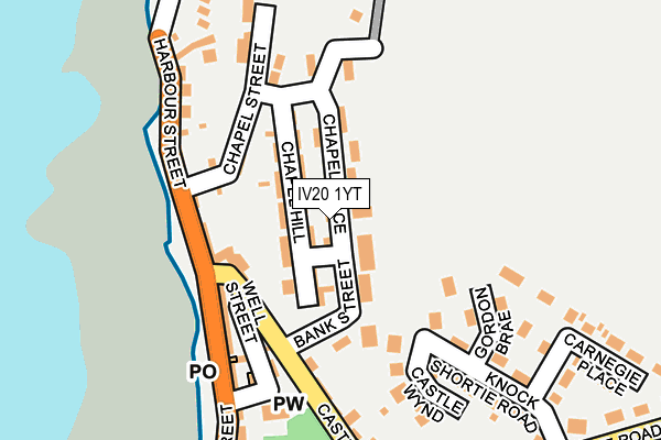 IV20 1YT map - OS OpenMap – Local (Ordnance Survey)