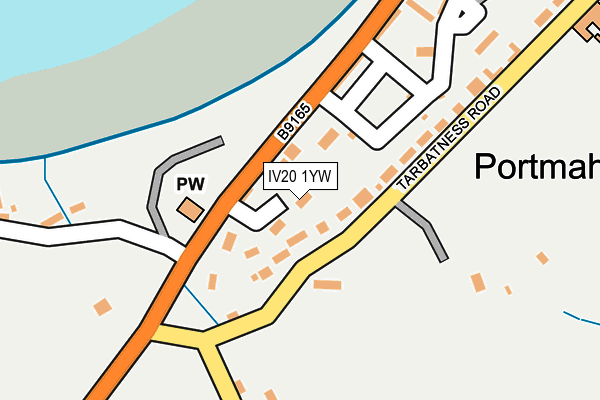 IV20 1YW map - OS OpenMap – Local (Ordnance Survey)