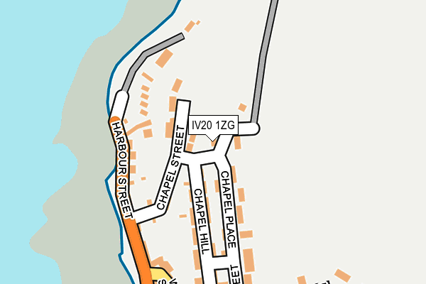 IV20 1ZG map - OS OpenMap – Local (Ordnance Survey)