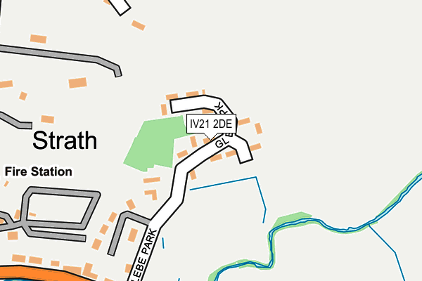 IV21 2DE map - OS OpenMap – Local (Ordnance Survey)