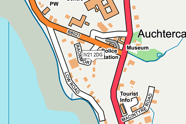 IV21 2DG map - OS OpenMap – Local (Ordnance Survey)