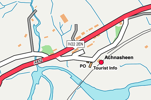 IV22 2EN map - OS OpenMap – Local (Ordnance Survey)