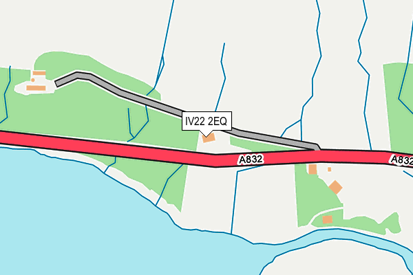 IV22 2EQ map - OS OpenMap – Local (Ordnance Survey)
