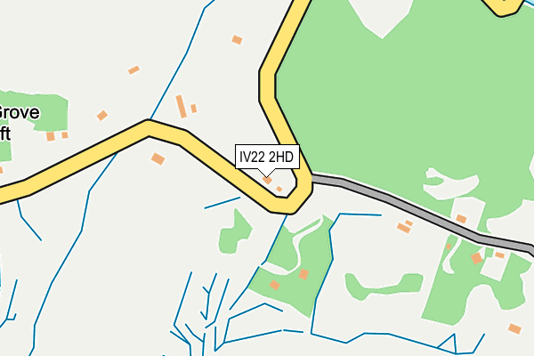 IV22 2HD map - OS OpenMap – Local (Ordnance Survey)