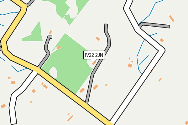 IV22 2JN map - OS OpenMap – Local (Ordnance Survey)