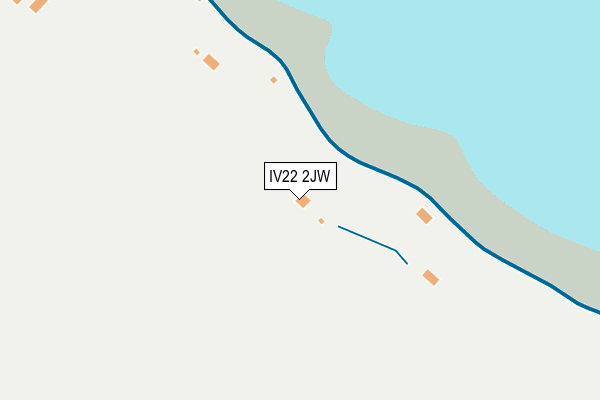IV22 2JW map - OS OpenMap – Local (Ordnance Survey)