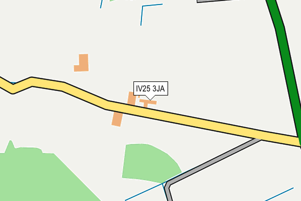IV25 3JA map - OS OpenMap – Local (Ordnance Survey)