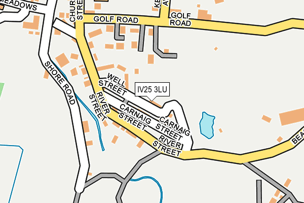 IV25 3LU map - OS OpenMap – Local (Ordnance Survey)