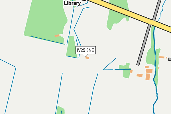 IV25 3NE map - OS OpenMap – Local (Ordnance Survey)