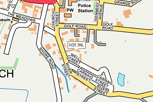 IV25 3NL map - OS OpenMap – Local (Ordnance Survey)