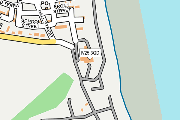 IV25 3QD map - OS OpenMap – Local (Ordnance Survey)
