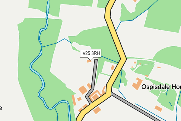 IV25 3RH map - OS OpenMap – Local (Ordnance Survey)