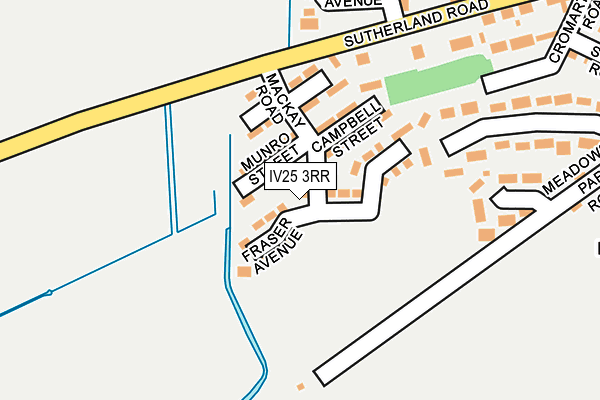 IV25 3RR map - OS OpenMap – Local (Ordnance Survey)