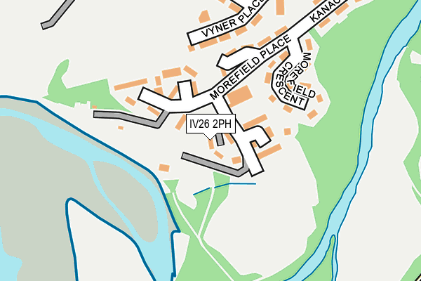 IV26 2PH map - OS OpenMap – Local (Ordnance Survey)