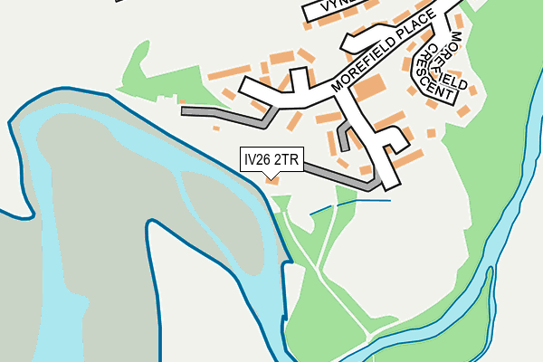 IV26 2TR map - OS OpenMap – Local (Ordnance Survey)