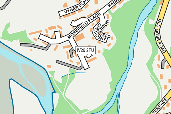 IV26 2TU map - OS OpenMap – Local (Ordnance Survey)