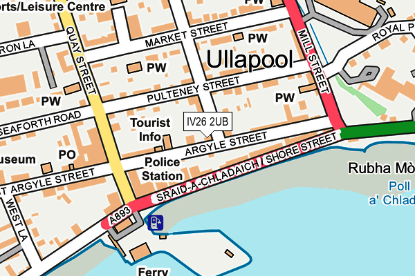 IV26 2UB map - OS OpenMap – Local (Ordnance Survey)