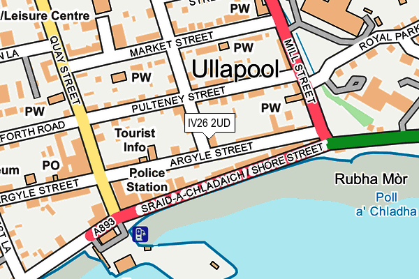 IV26 2UD map - OS OpenMap – Local (Ordnance Survey)