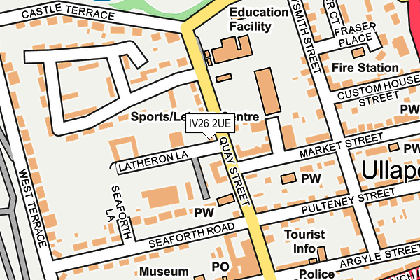 Map of ULLAPOOL TRADING LTD. at local scale