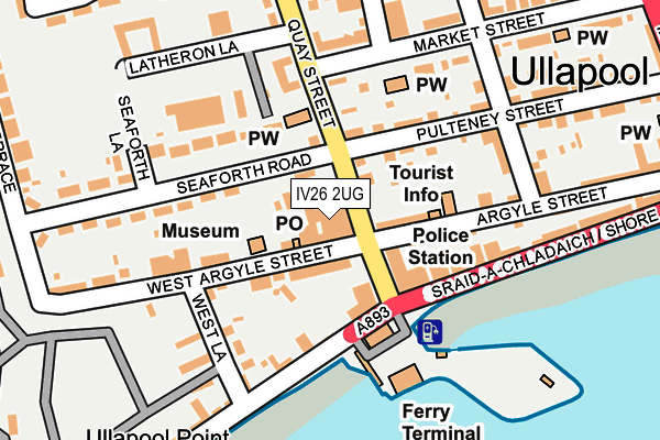 IV26 2UG map - OS OpenMap – Local (Ordnance Survey)
