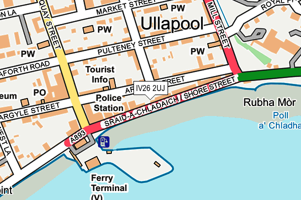 IV26 2UJ map - OS OpenMap – Local (Ordnance Survey)