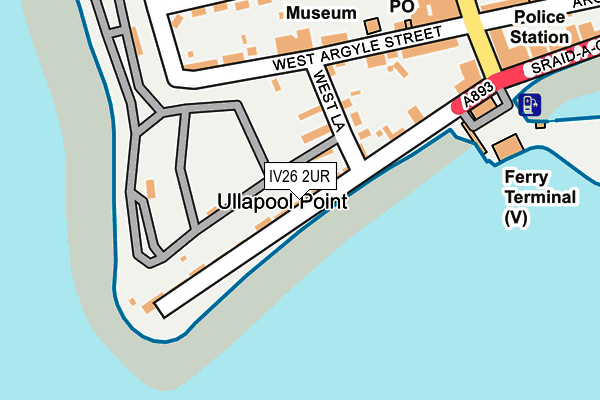 Map of MADE IN ULLAPOOL COMMUNITY INTEREST COMPANY at local scale