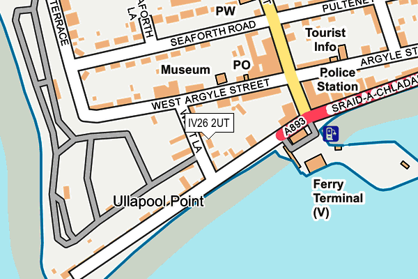 IV26 2UT map - OS OpenMap – Local (Ordnance Survey)