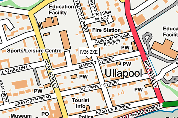 IV26 2XE map - OS OpenMap – Local (Ordnance Survey)