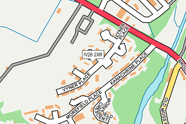 IV26 2XR map - OS OpenMap – Local (Ordnance Survey)