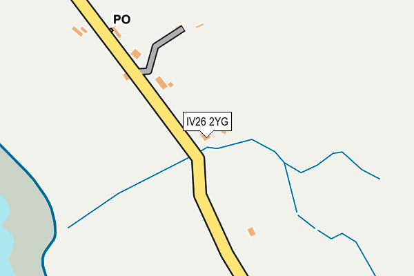 IV26 2YG map - OS OpenMap – Local (Ordnance Survey)