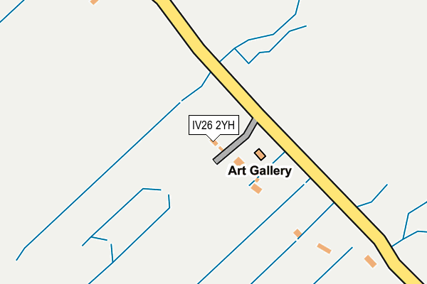 IV26 2YH map - OS OpenMap – Local (Ordnance Survey)
