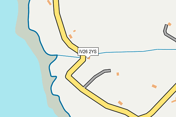 IV26 2YS map - OS OpenMap – Local (Ordnance Survey)