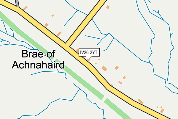 IV26 2YT map - OS OpenMap – Local (Ordnance Survey)
