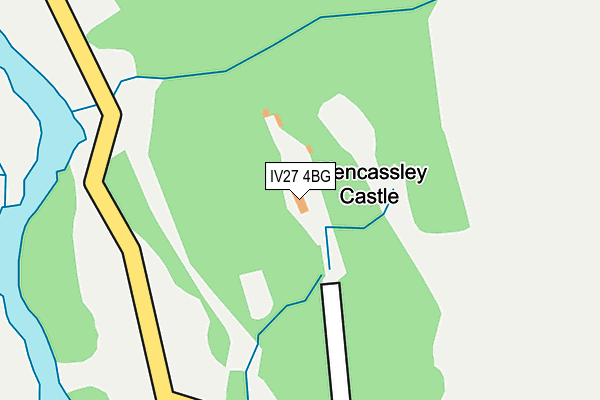 IV27 4BG map - OS OpenMap – Local (Ordnance Survey)