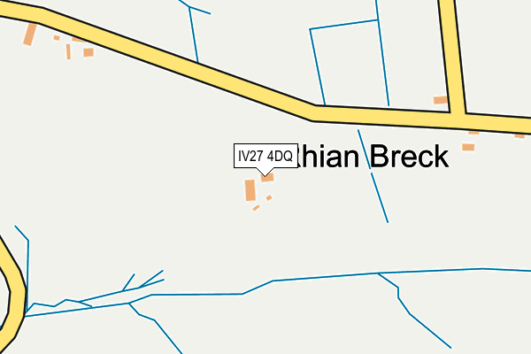 IV27 4DQ map - OS OpenMap – Local (Ordnance Survey)