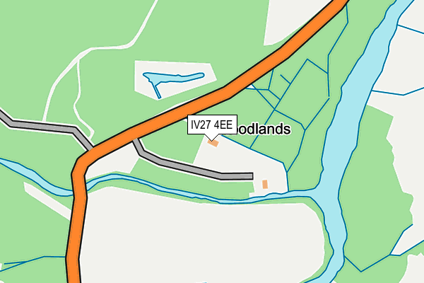 IV27 4EE map - OS OpenMap – Local (Ordnance Survey)