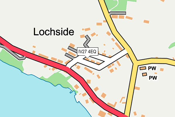 IV27 4EQ map - OS OpenMap – Local (Ordnance Survey)