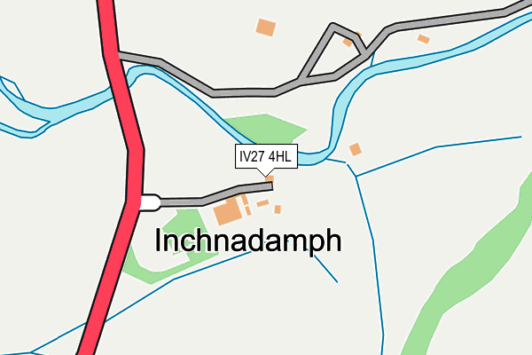 IV27 4HL map - OS OpenMap – Local (Ordnance Survey)
