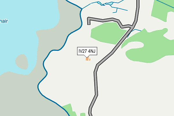 IV27 4NJ map - OS OpenMap – Local (Ordnance Survey)