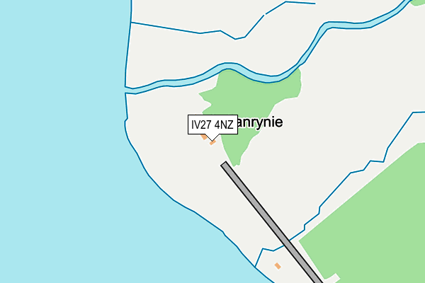 IV27 4NZ map - OS OpenMap – Local (Ordnance Survey)