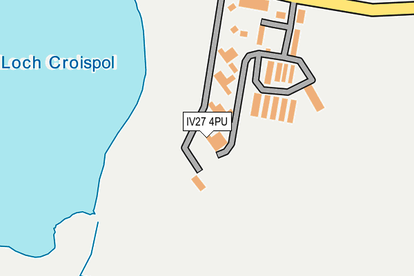 IV27 4PU map - OS OpenMap – Local (Ordnance Survey)