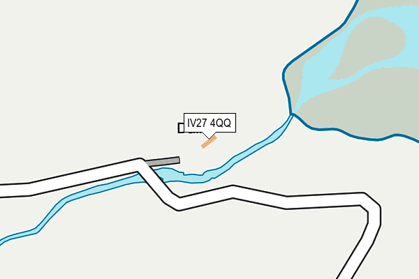 IV27 4QQ map - OS OpenMap – Local (Ordnance Survey)