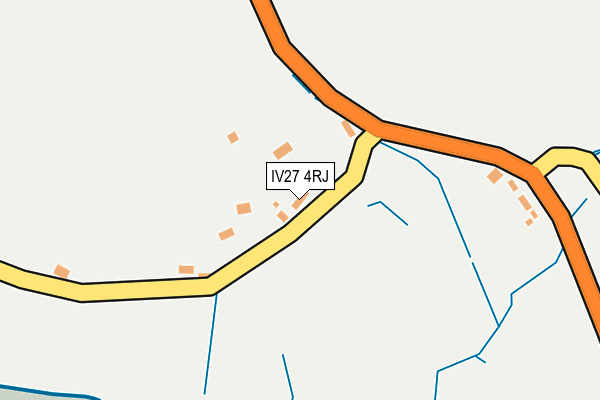 IV27 4RJ map - OS OpenMap – Local (Ordnance Survey)