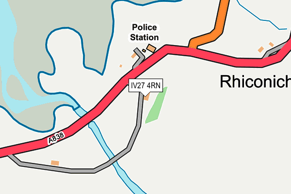 IV27 4RN map - OS OpenMap – Local (Ordnance Survey)